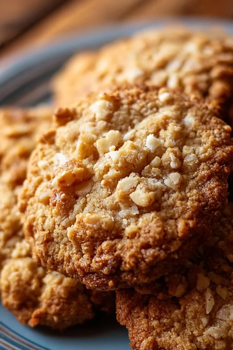 Freshly baked apple crisp cookies with warm spices and apple chunks
