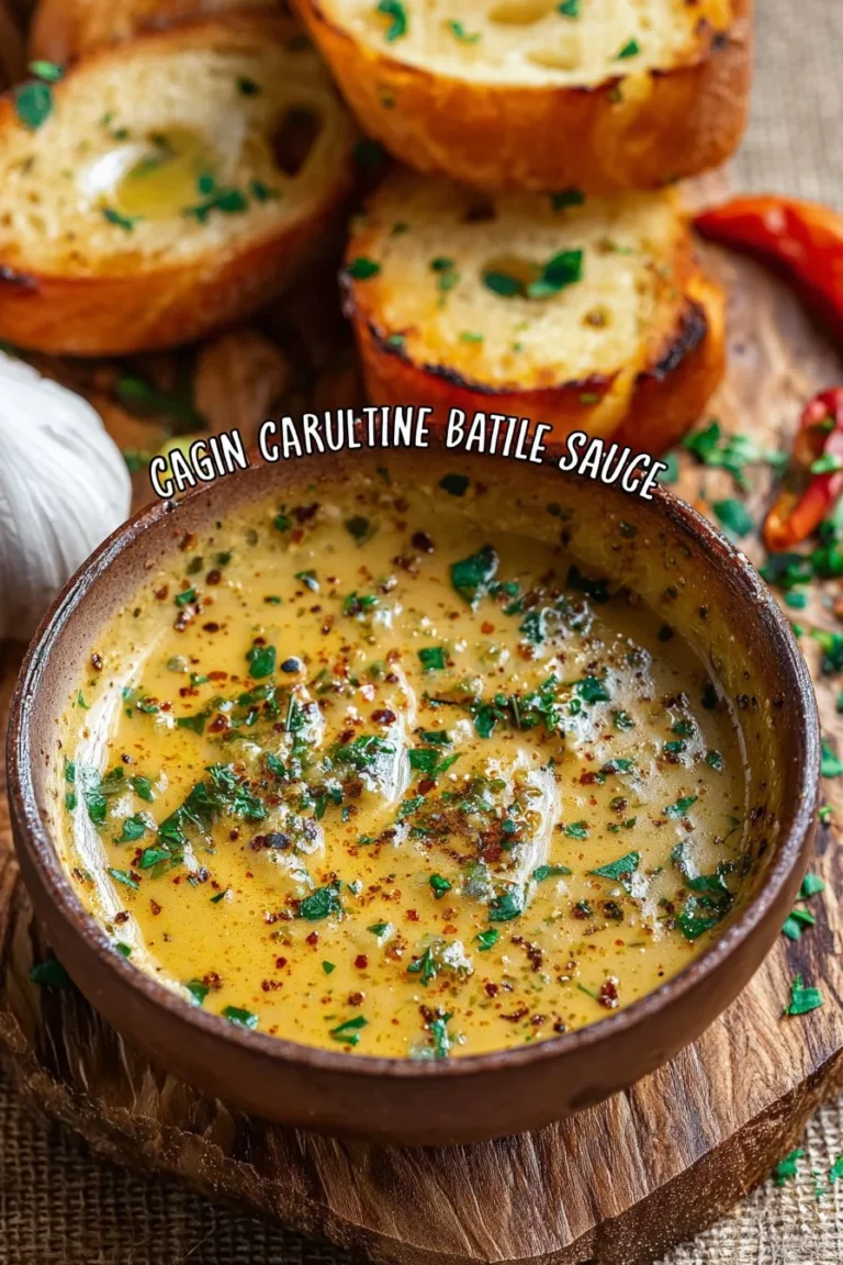 Cajun Garlic Butter Sauce drizzled over grilled shrimp and vegetables