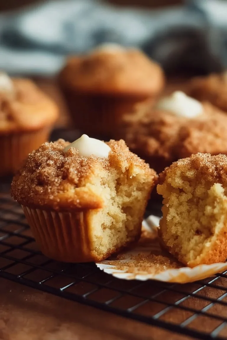 Delicious Coffee Cake Greek Yogurt Muffins on a plate ready to enjoy