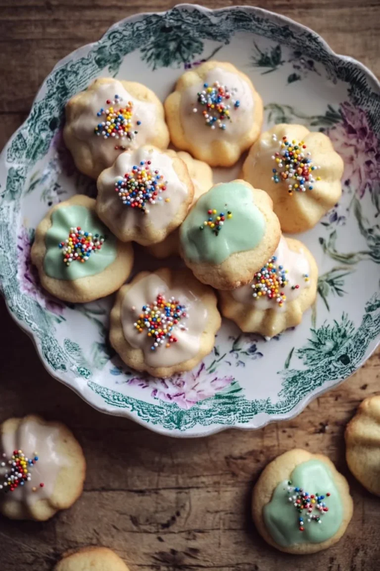 Delicious Italian Easter cookies decorated for a festive celebration