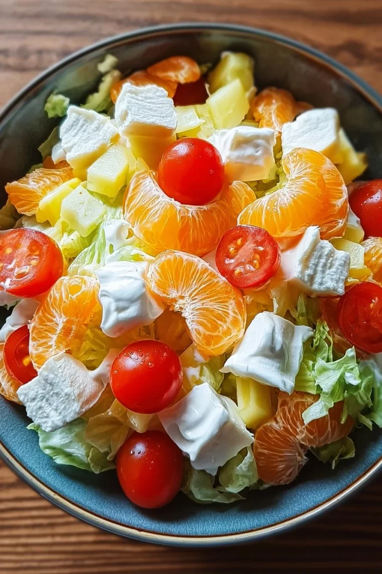 Delicious 5 cup salad showcasing fresh ingredients in a clear cup.