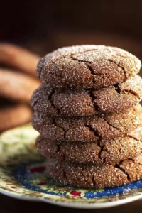 Delicious Chocolate-Cinnamon Sugar Cookies fresh out of the oven