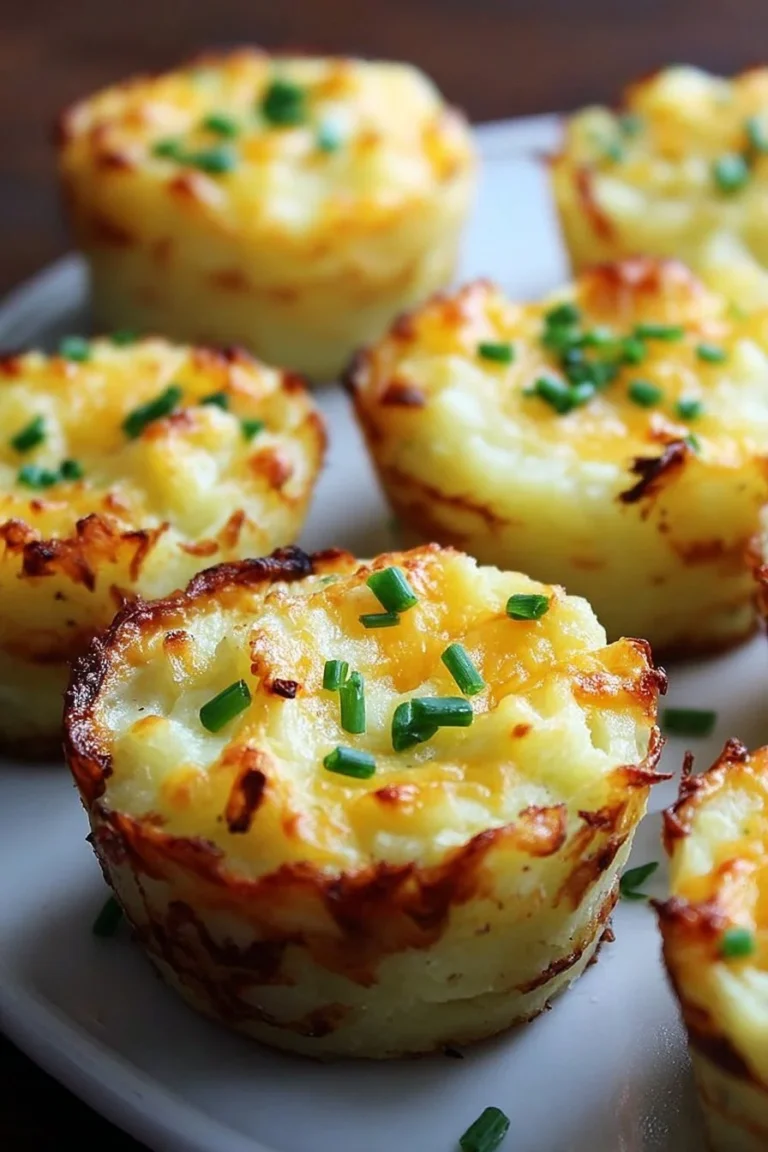 Delicious mashed potato cups served with toppings and garnishes.