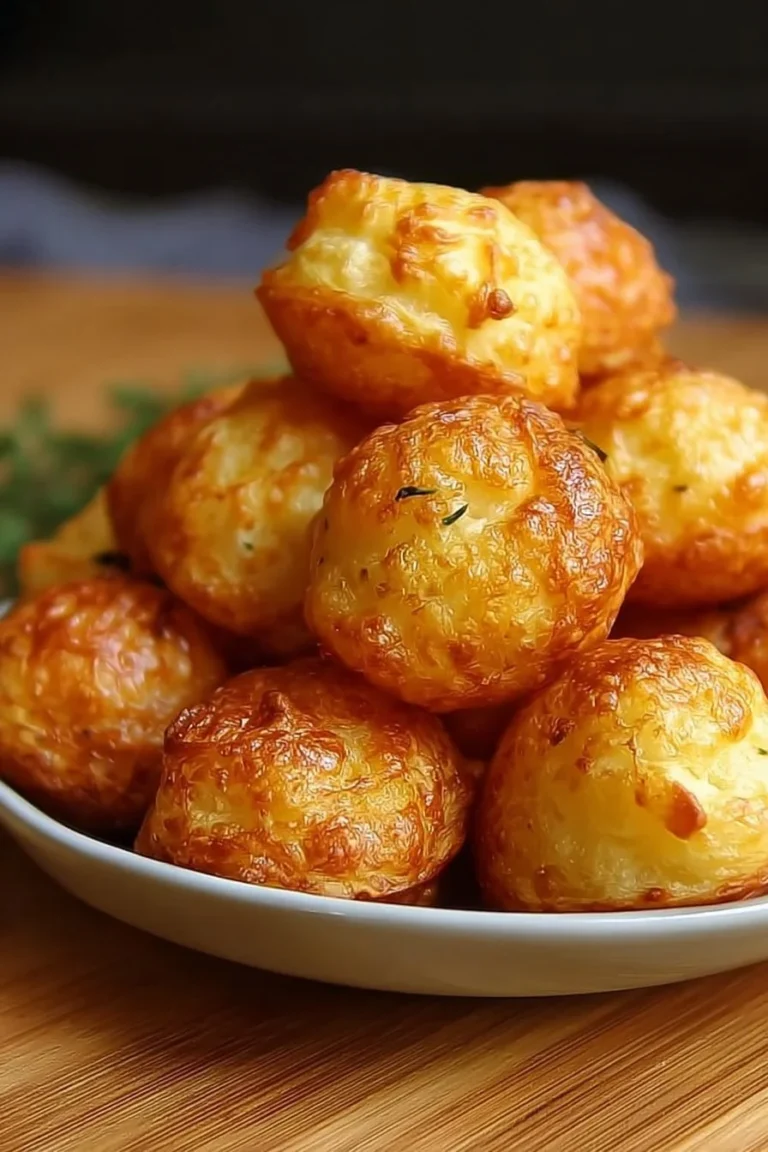 Delicious mini cheese puffs appetizer for parties and snacks