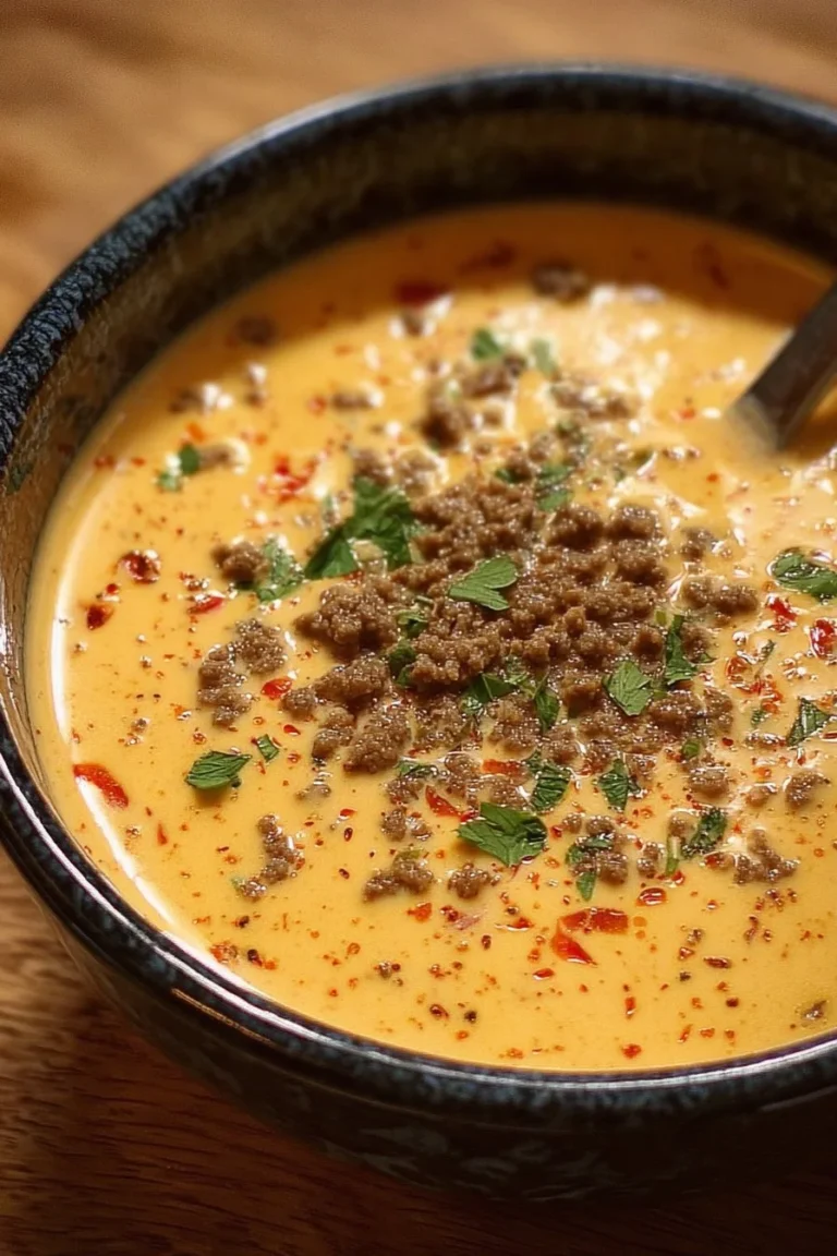 Bowl of spicy cowboy queso served with tortilla chips