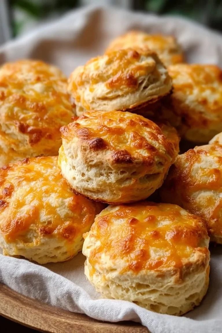 Delicious 4-ingredient cheese biscuits fresh out of the oven